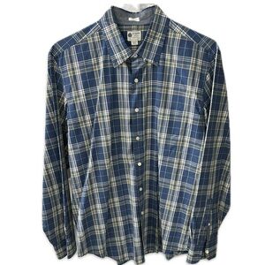 Men’s J. Crew Blue/Green Plaid Button-Down